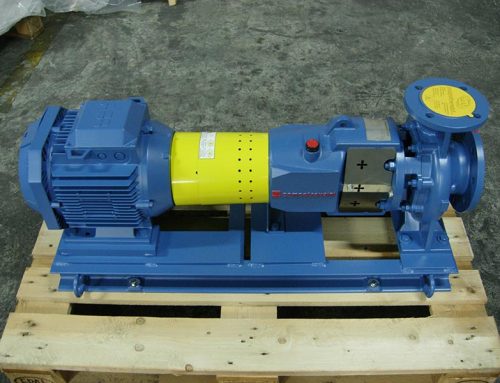 Horizontal centrifugal pumps with motor